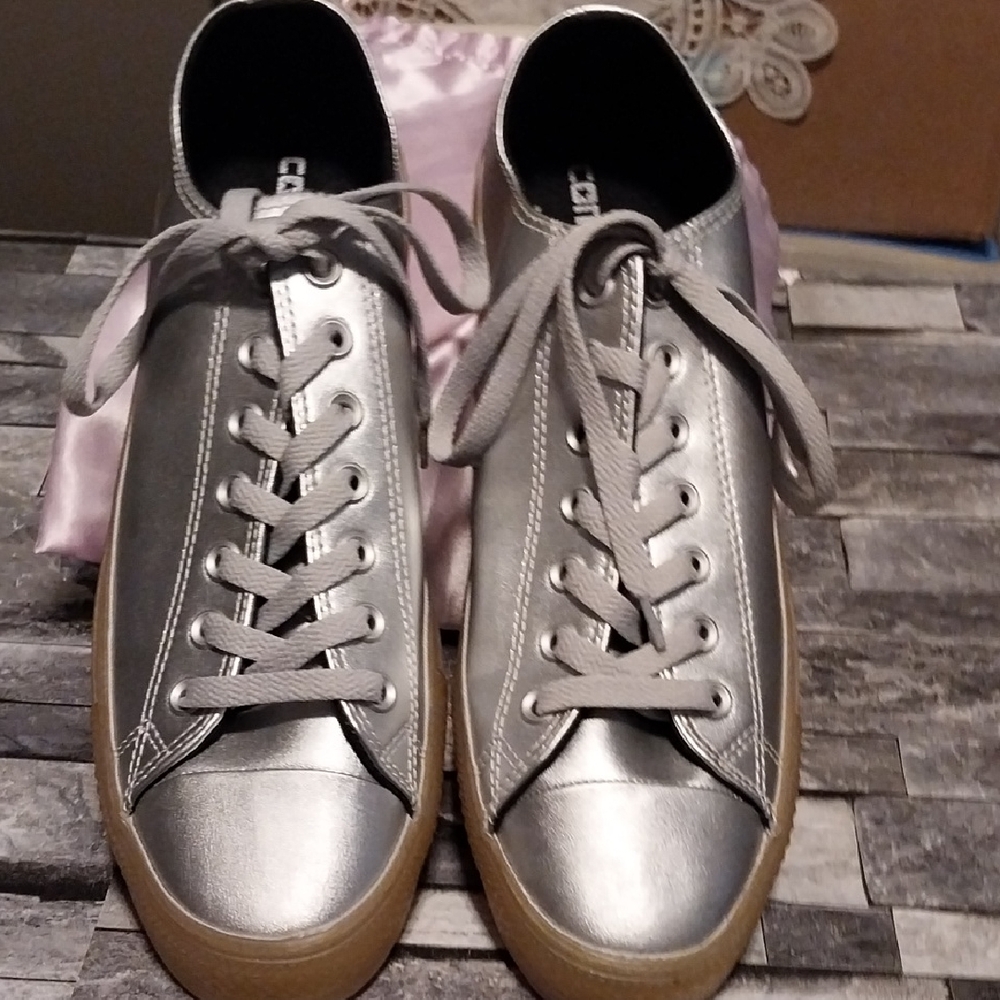 Silver Converse All Star